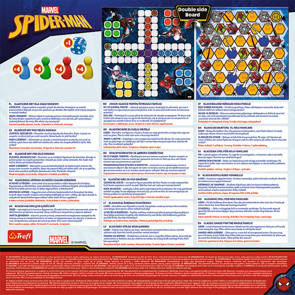 Spiel 2in1 Chinese Man / Schlangen und Leitern - Spider-Man Trefl 02419