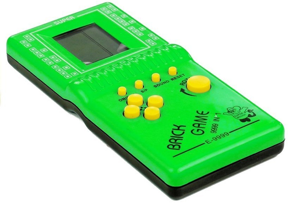 Brick Game Electronic Portable Green
