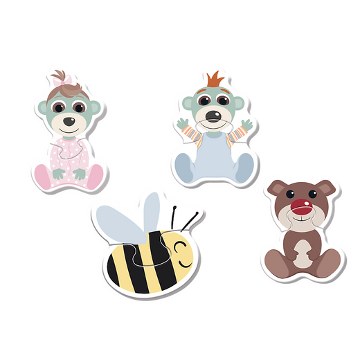 Puzzle - Baby Classic - Freundliche Babys - Babys und Teddybär Trefl 36139