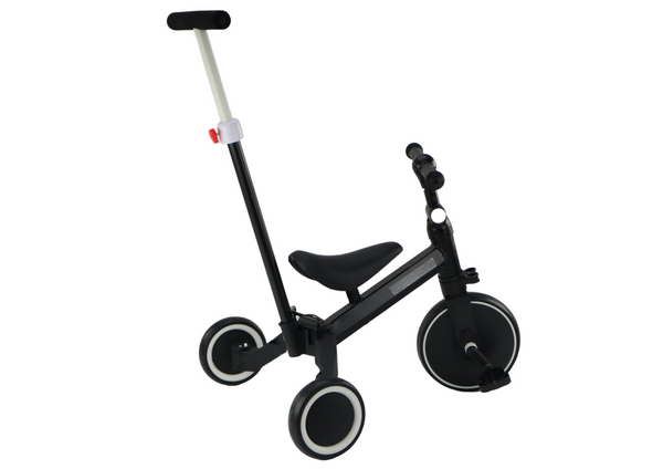 PRO50 Dreirad mit Schiebegriff Schwarz