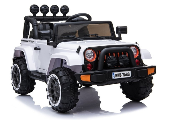 Kinderfahrzeug Jeep BRD-7588 Weiß