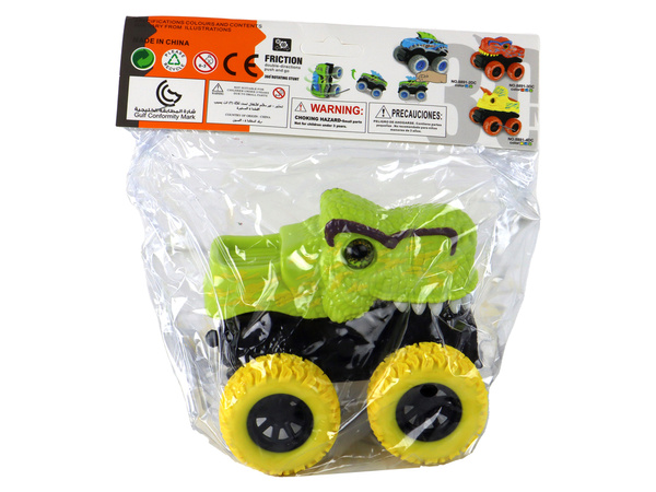 Tyrannosaurus Rex Fahrzeug mit Friktionsantrieb, Grün