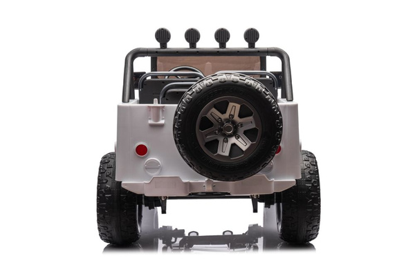 Battery-powered car JH-102 White 4x4