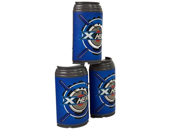 Pistol Foam Cartridge 48 rounds Rotating Magazine Blue and Orange