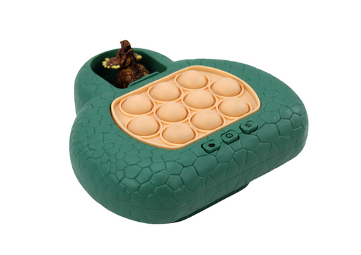 Pop It Dinosaur Arcade Game Console 4 Game Modes Green