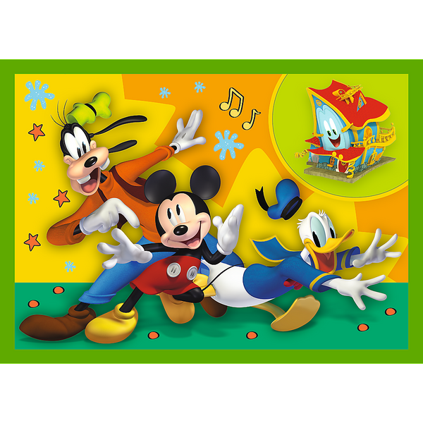Puzzle - "4in1 (12, 15, 20, 24)" - Among friends Mickey Mouse Trefl 34616