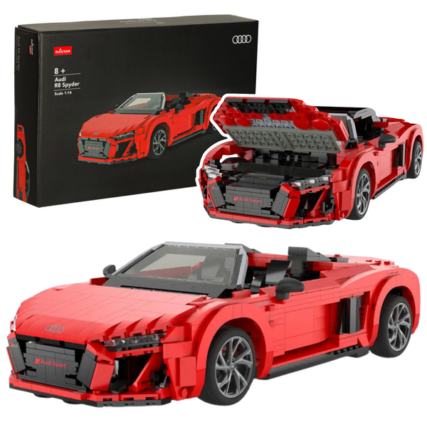 AutoRC Building Blocks 1:14 Audi R8 Spyder 1440 Elements Rastar 93800