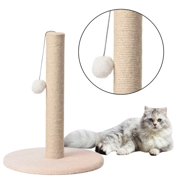 Cat Scratcher Scratching Post Tower 40 cm x 30 cm Beige