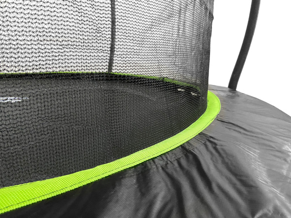 LEAN Sport Max Trampolin 14 Fuß Schwarz-Grün