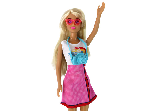 Anlily Kinderpuppen Mutter und Tochter Blonde Haare Roller 8 El.