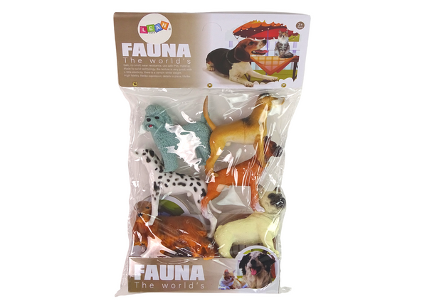 Set of 6 Dog Figurines Dog Breed Figures