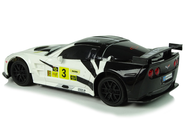 Sportwagen R/C 1:24 Corvette C6.R Weiß 2.4 G Lights