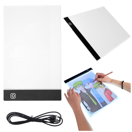 LED Illuminated Drawing Board for Calligraphy Drawing A4