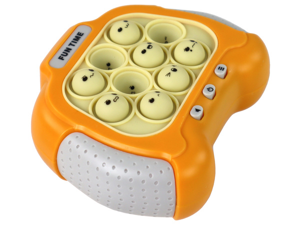 Pop It Battery Operated Sensory Game Console Lights Sounds Yellow