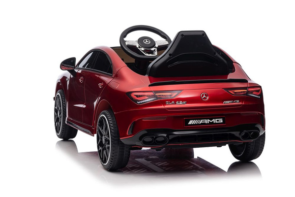 Batteriebetriebenes Auto Mercedes CLA 45s AMG Rot lackiert 4x4