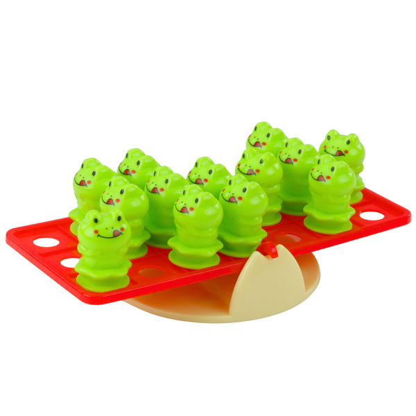 Lernspiel für Kinder: Frösche balancieren