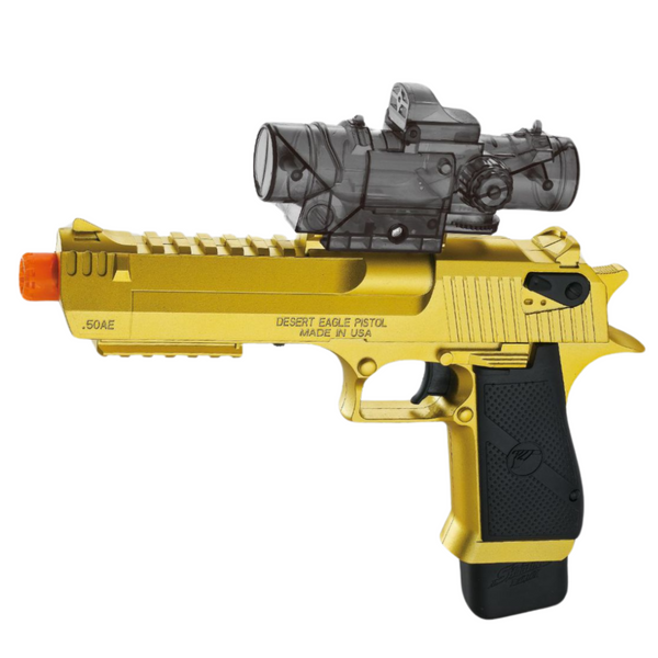 Elektrische Wasserballpistole Schaumpfeile Gold