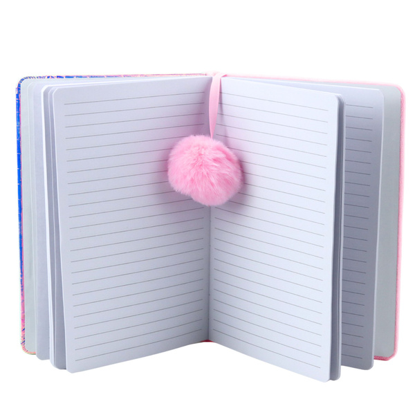 Notizbuch Einhorn Konfetti Holografisch Liniertes Notizbuch A5 80 Blatt