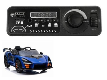 Musikpanel für das McLaren Senna Vehicle