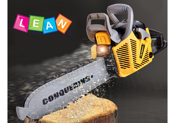 Kinder-Kettensägen-Gummiblatt-Lichtgeräusche