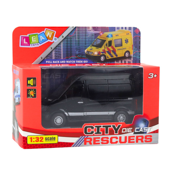 Metal Sounds Delivery Truck Black