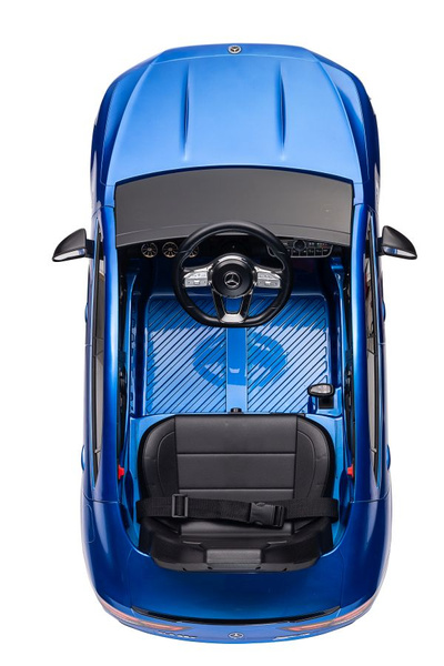 Batteriebetriebenes Auto Mercedes CLA 45s AMG Blau lackiert 4x4