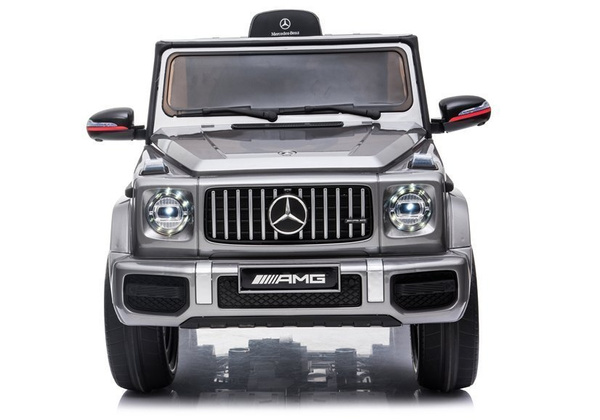 Mercedes G63 AMG Electric Ride On Car – Silver Painting