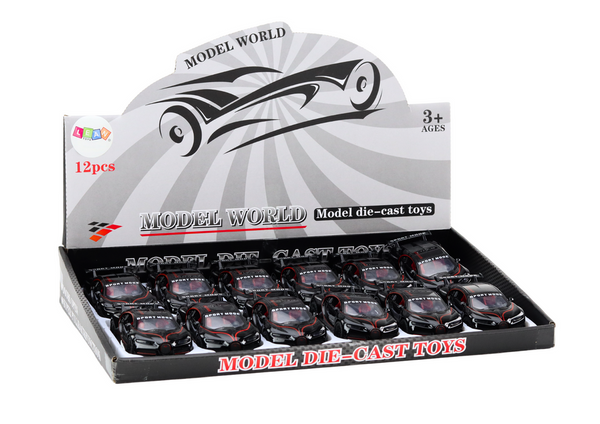 Sportwagen, Auto, 1:32, Actionfigur, Spoiler, Metall, schwarze Geräusche