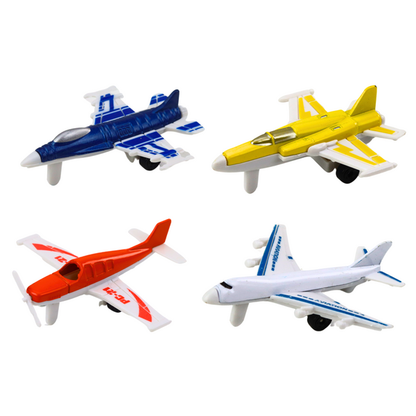 Satz Düsenflugzeuge farbig 1:400 4-teilig