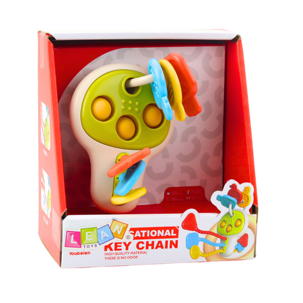 EDUCATIONAL SENSORY KEYS WITH MOVING ELEMENTS