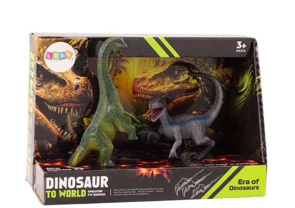 Set Dinosaurierfiguren Brachinosaurus Velociraptor 2