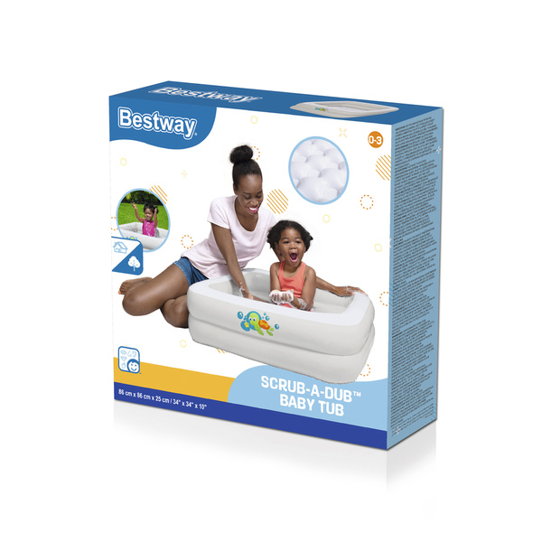 Inflatable Paddling Pool 86 x 86 x 25 cm Bestway 51116