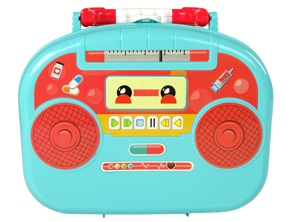 Little Doctor Set Turquoise Suitcase Stethoscope Scissors
