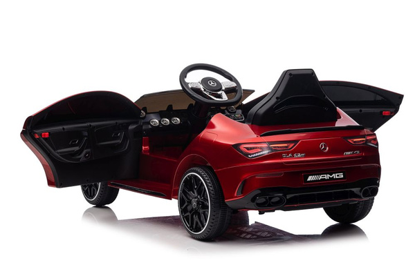 Batteriebetriebenes Auto Mercedes CLA 45s AMG Rot lackiert 4x4