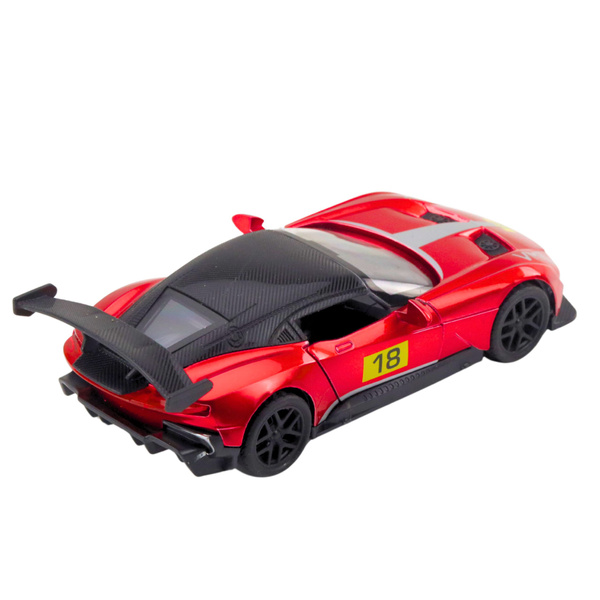Sports Car Metal Race Drive Opening Doors Red 1:32