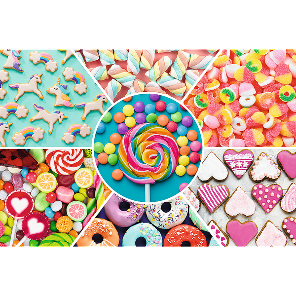 Puzzle - "300" - Süßigkeiten Trefl 23004
