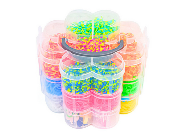 Set Gummibänder zur Herstellung von DIY-Armbändern, 4500 Stück