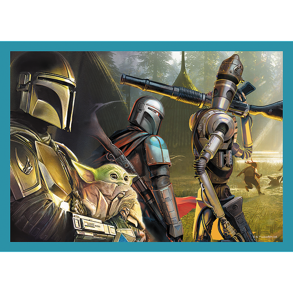 Puzzle - "4in1" - Mandalorian Trefl 34397