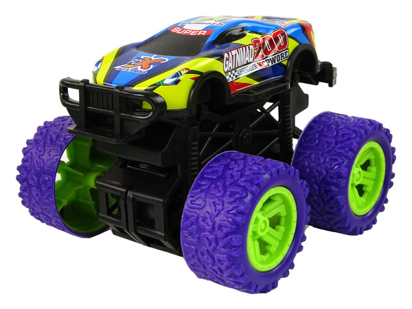 Geländewagen mit großen Rädern und Reibantrieb