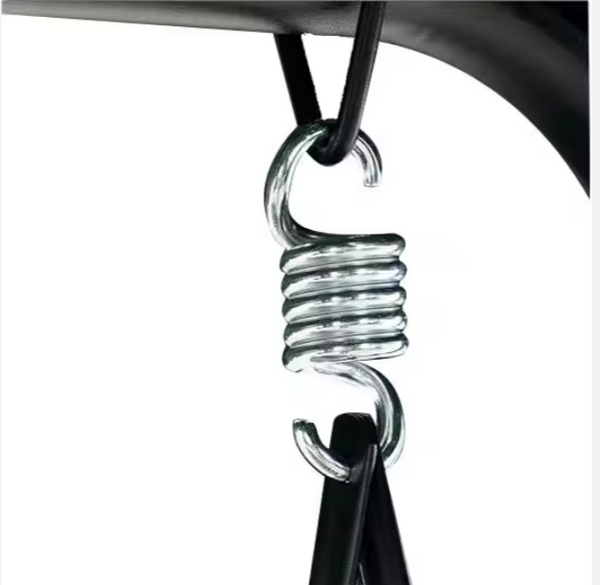 Drei-Personen-Gartenschaukel Schaukelkissen Matratze Grau