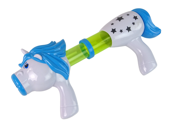 Soft Ball Launcher Gun Unicorn Blue Pink