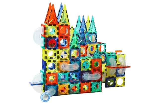 Slide Set For Balls Magnetic Blocks 168 Pieces