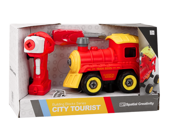 Remote Controlled RC Turning Locomotive, Red