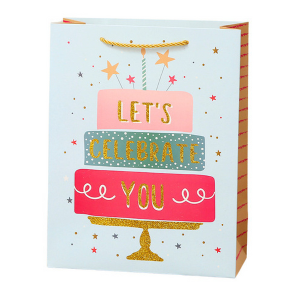 Birthday Gift Bag Happy Birthday 23 x 18 x 10cm