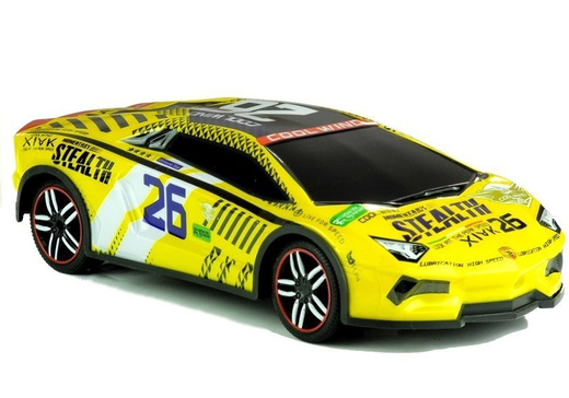 Remote controlled Sports Car R/C Remote Yellow