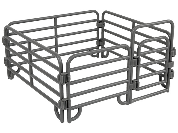 Vier Esel-Bauernhof-Figuren-Set Grau