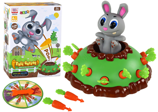 Ziehen Sie den Carrots Arcade Game Jumping Rabbit Shield