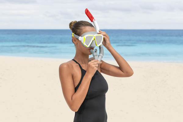 Diving Set Gray Mask Snorkel Bestway 24053
