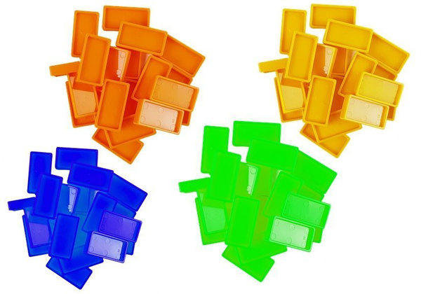 LED Lokomotive ordnet Domino Zug Bausteine Puzzle