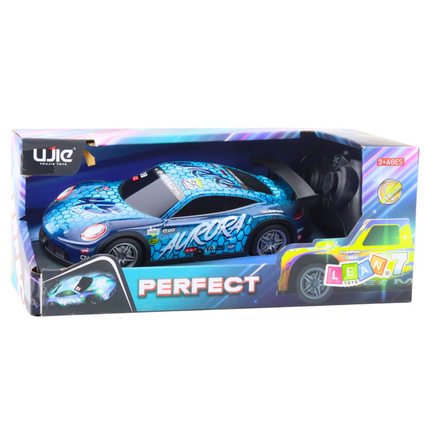 RC-Rennwagen mit Lightning Shell, Blau